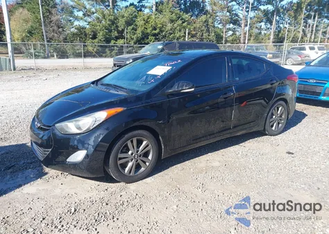 2013 Hyundai Elantra Limited z USA, uszkodzony, nr VIN 5NPDH4AE5DH447833